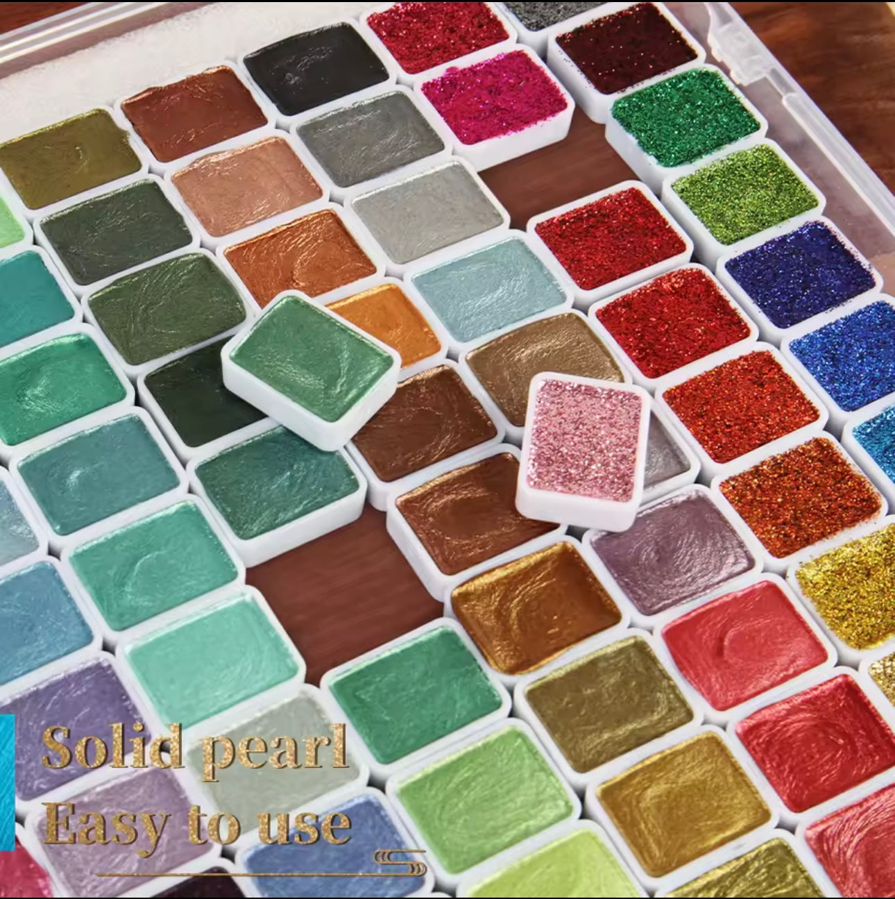 Kolorful Pearl Pigments – Shimmer Watercolor Paint Set