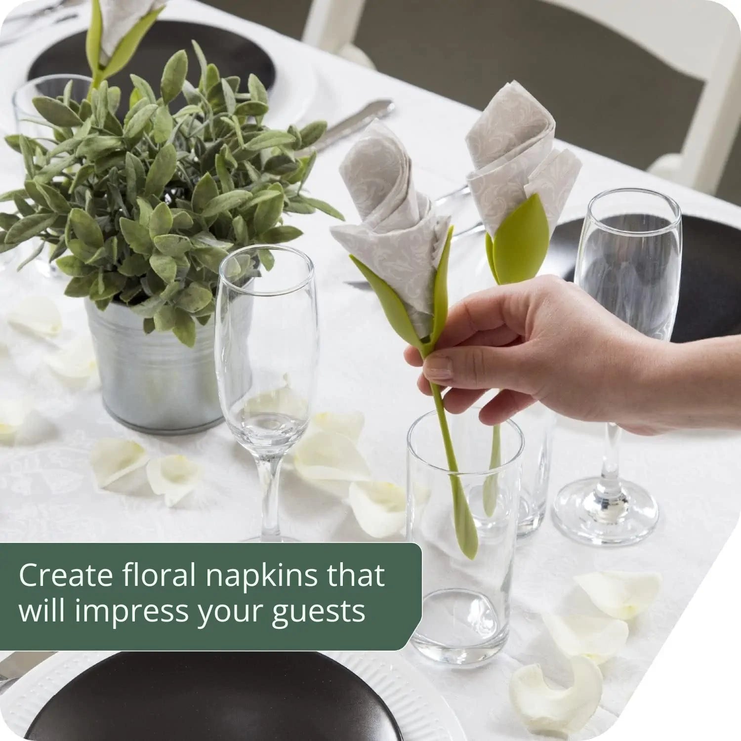 NapkinBloom – sada pomůcek na skládání květin z ubrousků