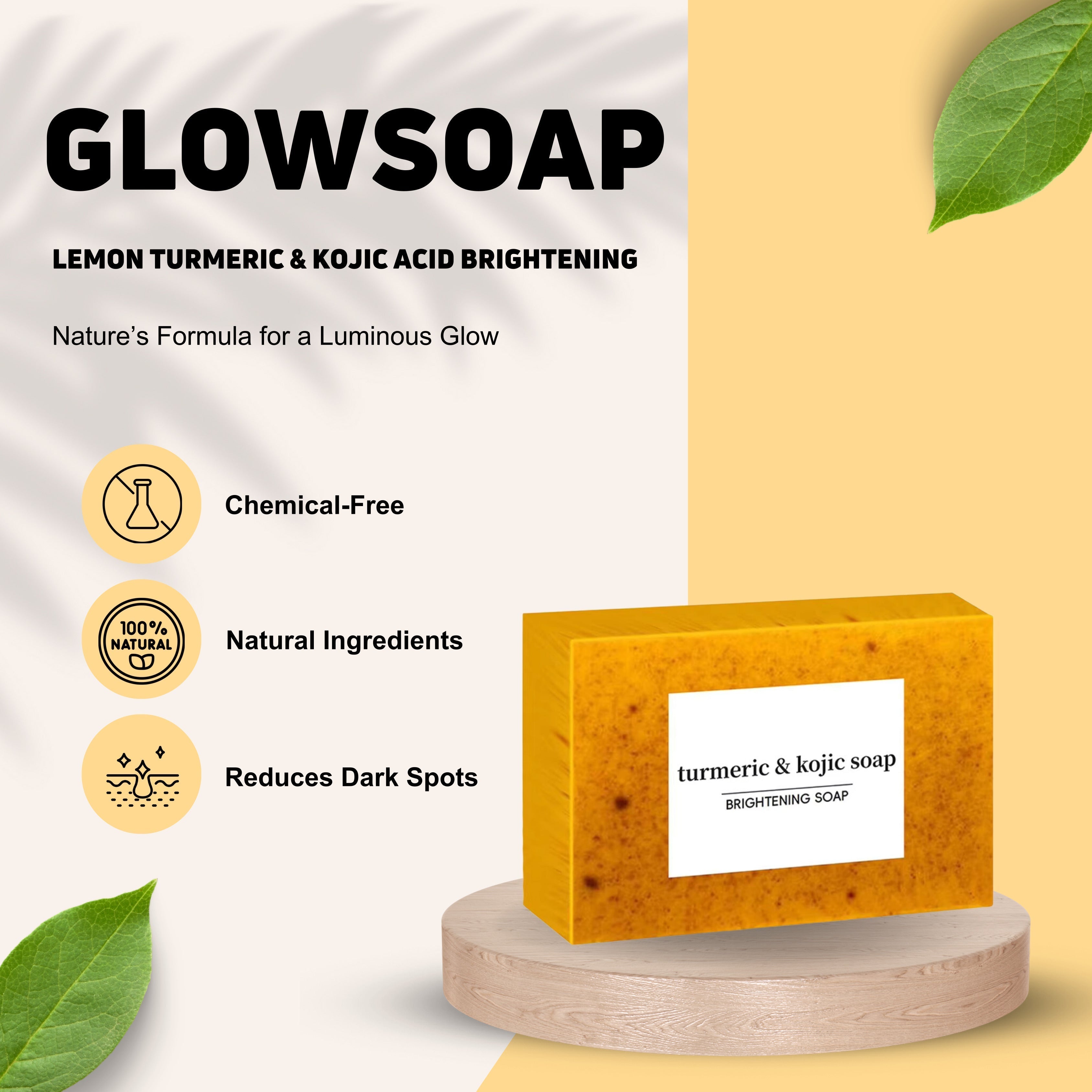 RadiantGlow - Face & Body Cleansing Soap Bar