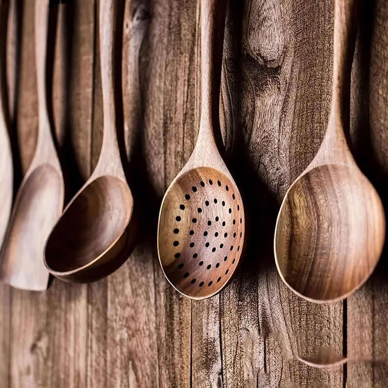 NordicChef - 5dílná sada dřevěného kuchyňského náčiní