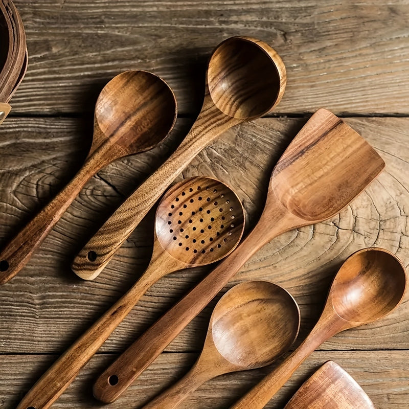 NordicChef - 5dílná sada dřevěného kuchyňského náčiní