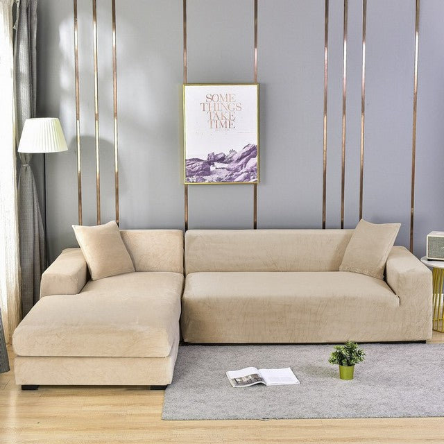 LuxurySofa - Stretch Velvet Sofa Cover