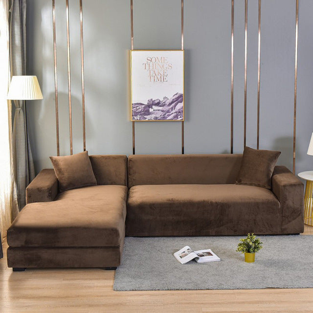 LuxurySofa - Stretch Velvet Sofa Cover