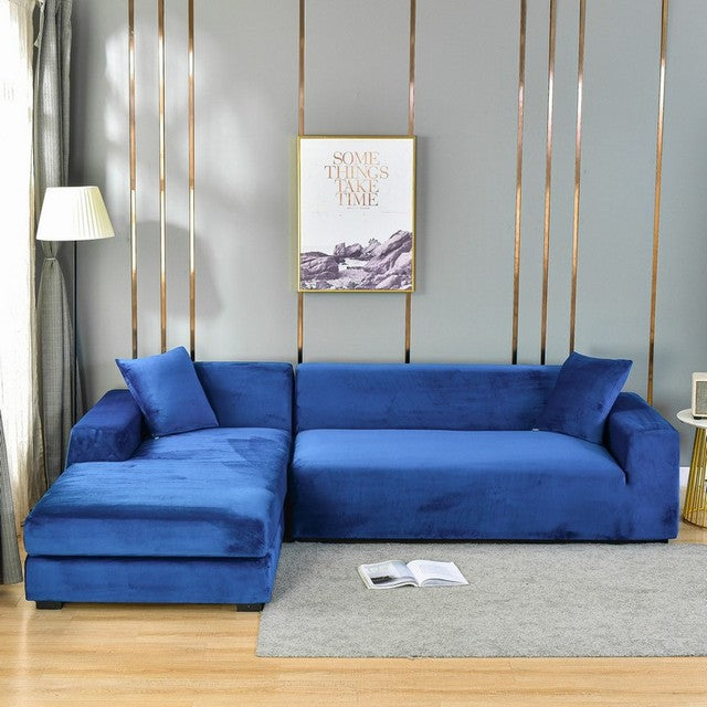 LuxurySofa - Stretch Velvet Sofa Cover