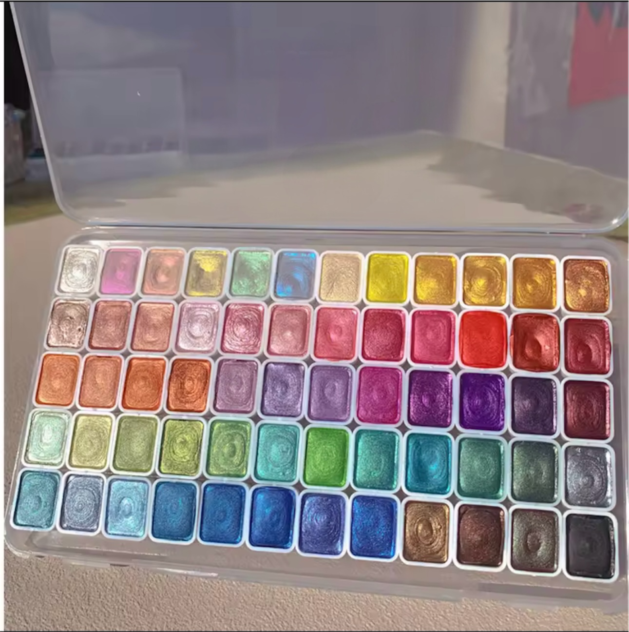 Kolorful Pearl Pigments – Shimmer Watercolor Paint Set