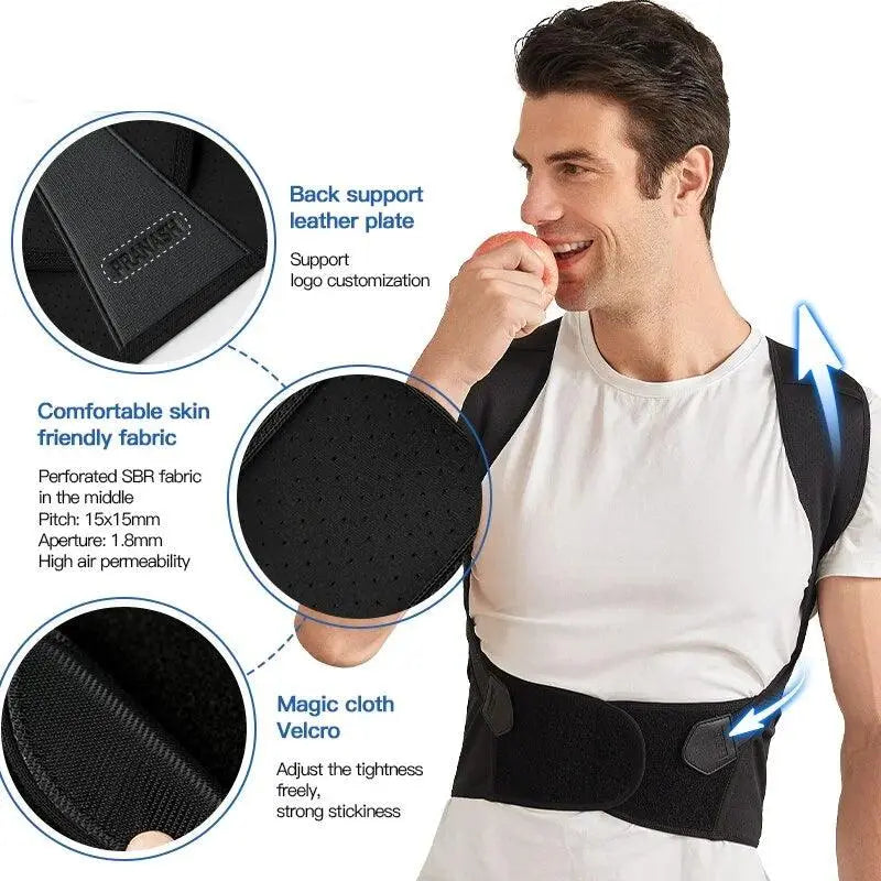 FlexAlign - Adjustable Posture Support Brace