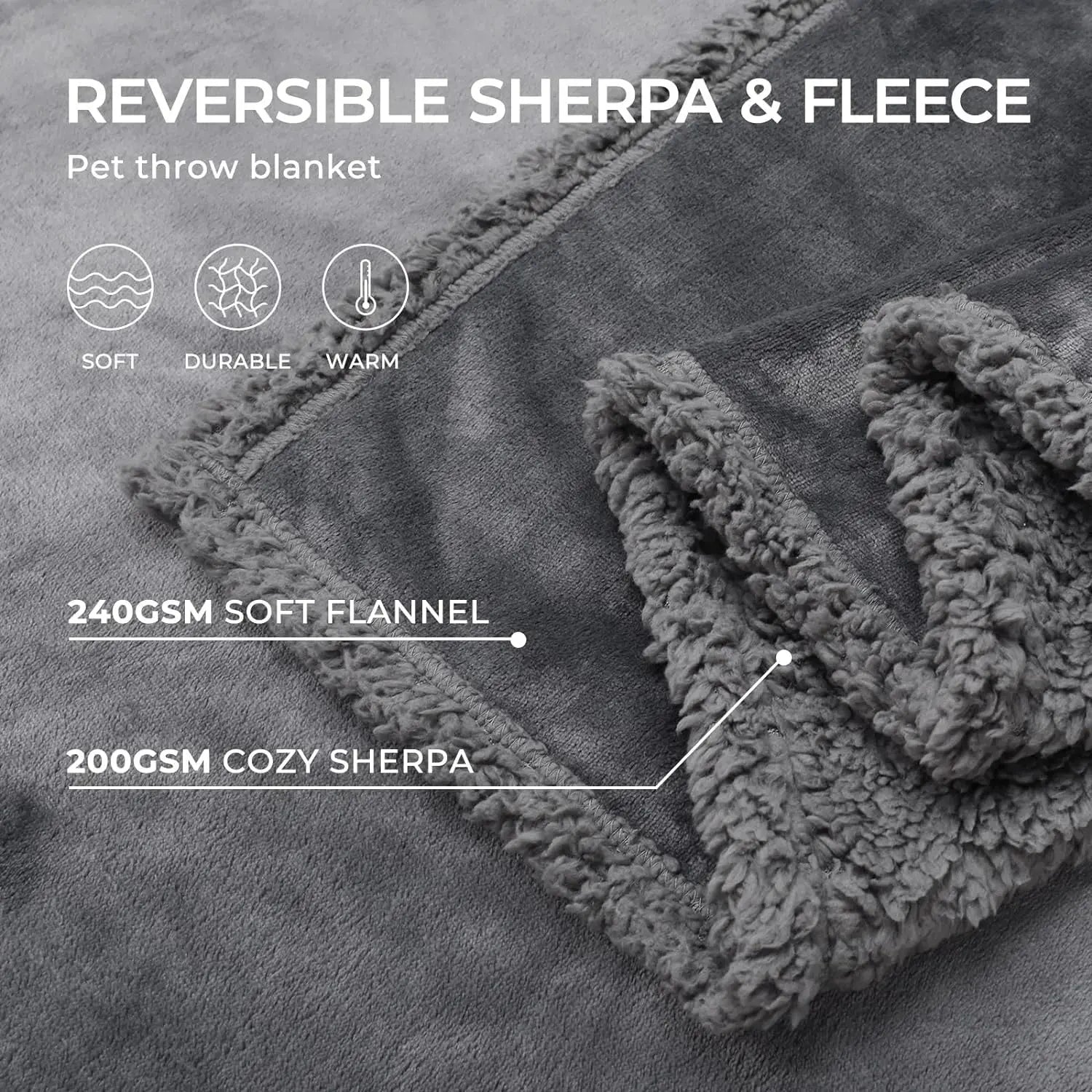 LoveGuard Coperta Impermeabile per Coppie – Plaid Protettivo Morbido e Accogliente