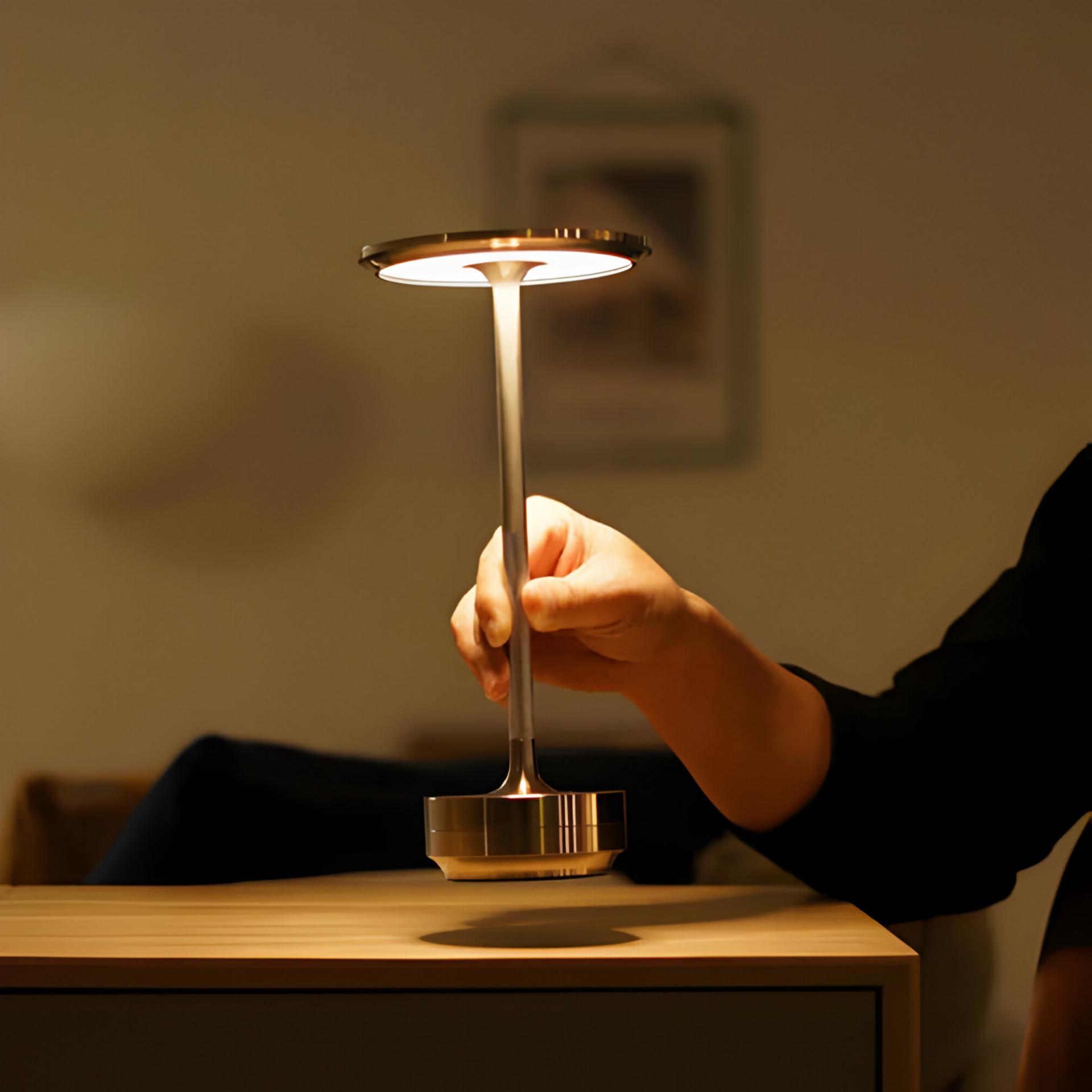 GlowLite - Bezdrátová LED stolní lampa
