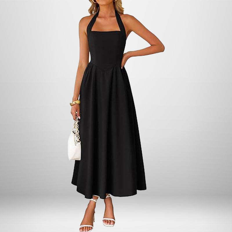 Winslow - Trendy Halter Neck Sleeveless Dress