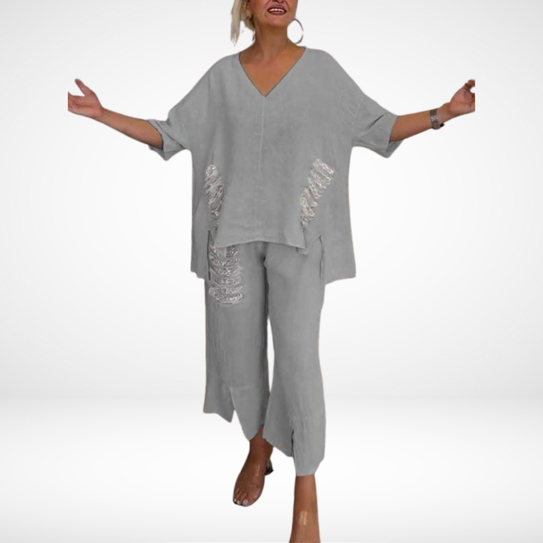 Briella - Elegante set estivo due pezzi