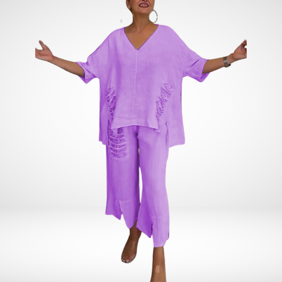 Briella - Elegante set estivo due pezzi