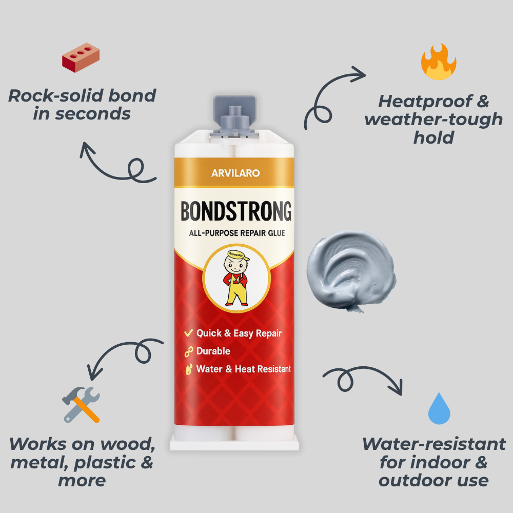 BondStrong – opravný lepicí gel pro různé povrchy