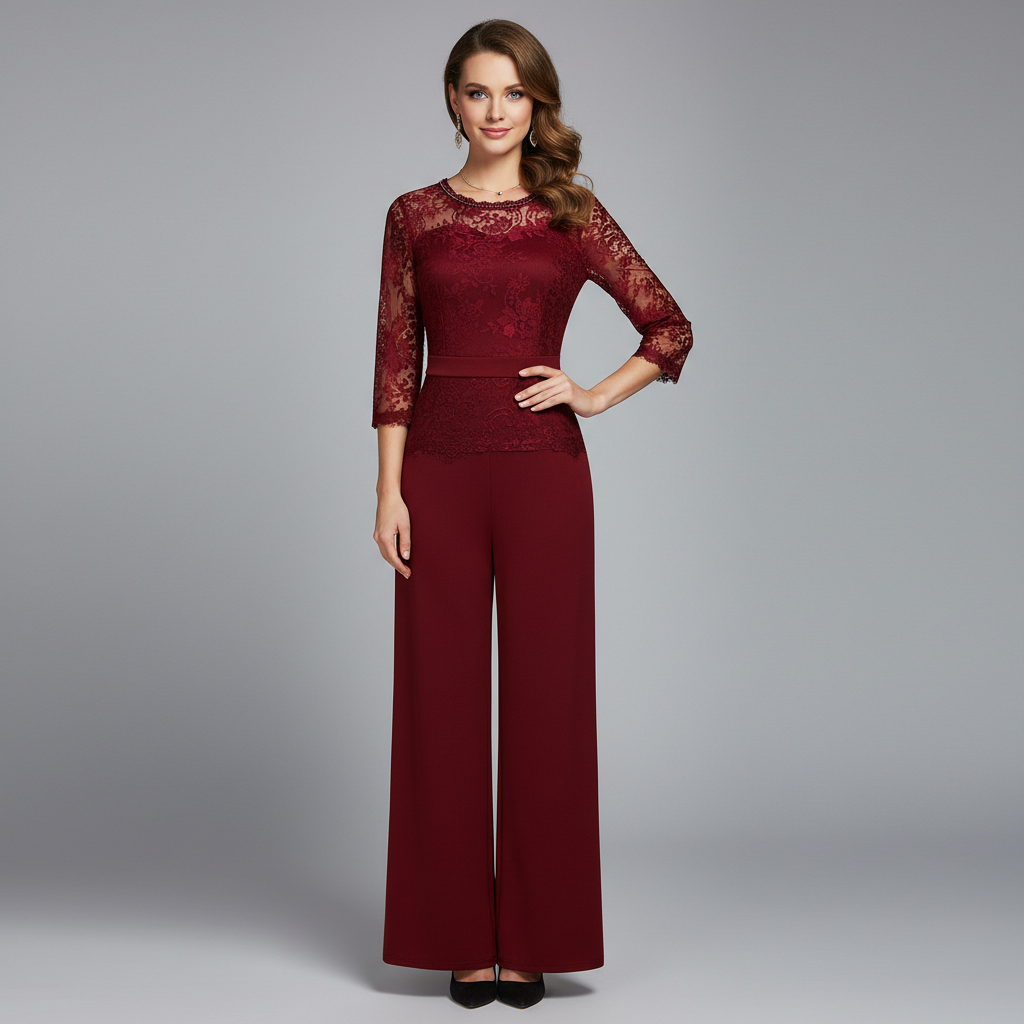 Diana - Elegant Jumpsuit | Lace Evening Jumpsuit