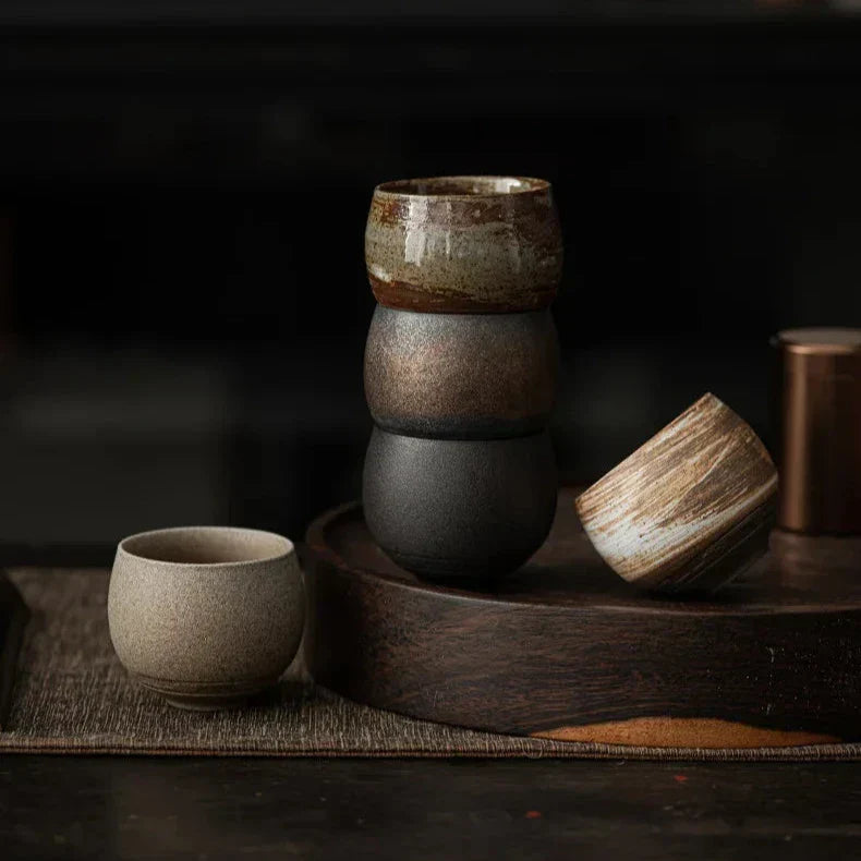 RusticBrew - Tazzine da Espresso in Ceramica Fatte a Mano