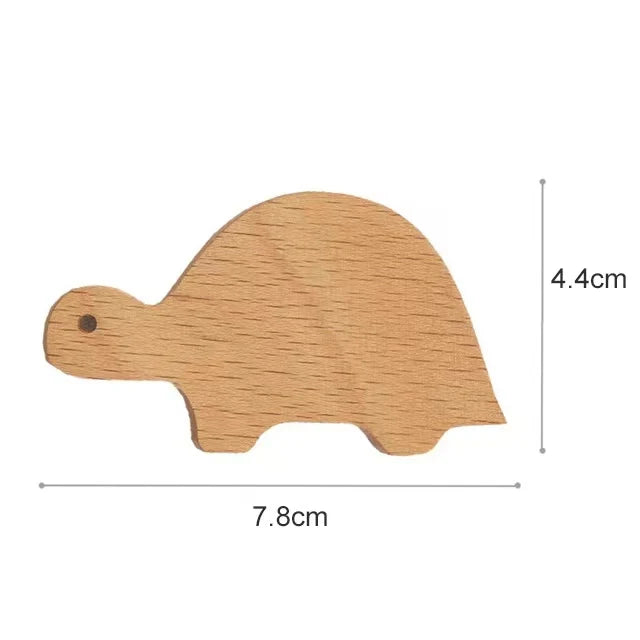NordicPals - Ganci da Parete con Animali in Legno
