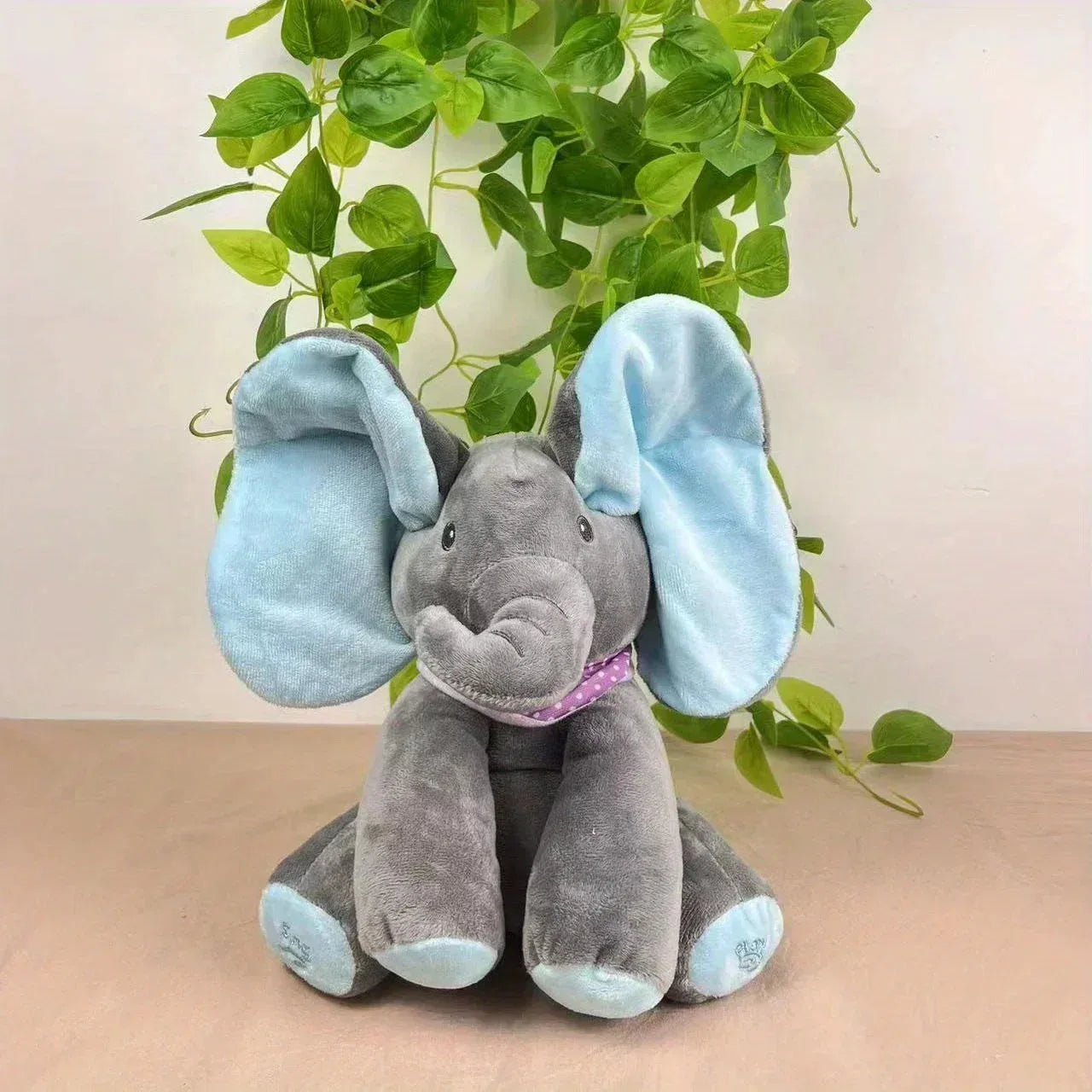 Interactive Peek-a-Boo Elephant Plush Toy