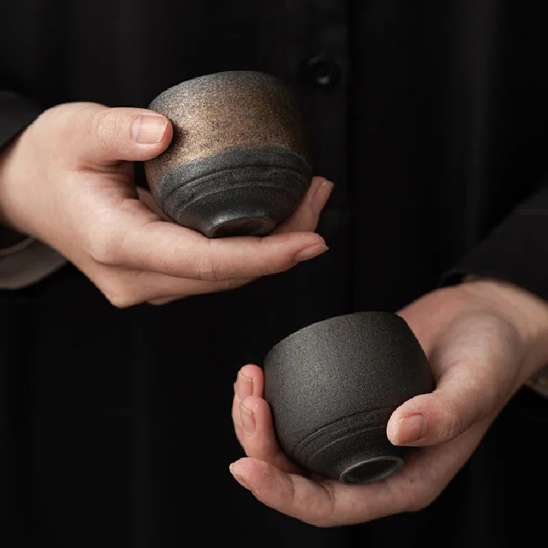 RusticBrew - Tazzine da Espresso in Ceramica Fatte a Mano
