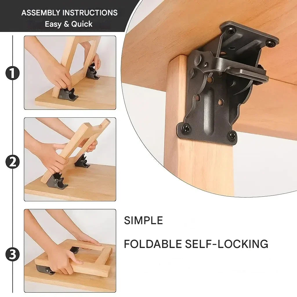 SpaceLift - Heavy Duty Folding Table Brackets