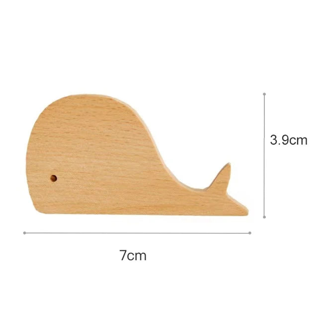 NordicPals - Ganci da Parete con Animali in Legno