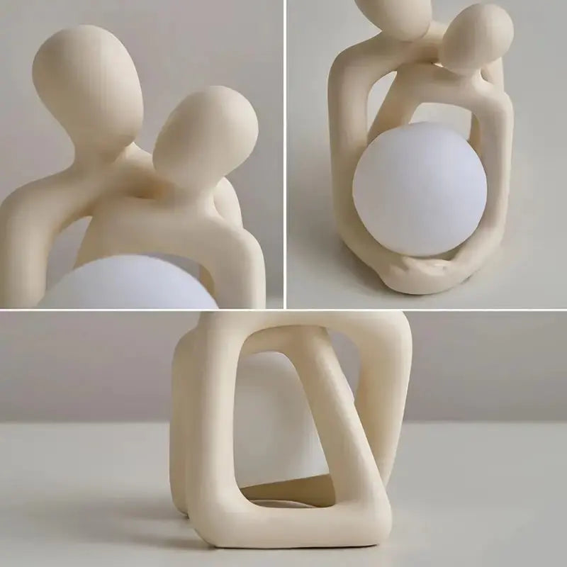 Figurka severského páru – moderní minimalistická socha lásky