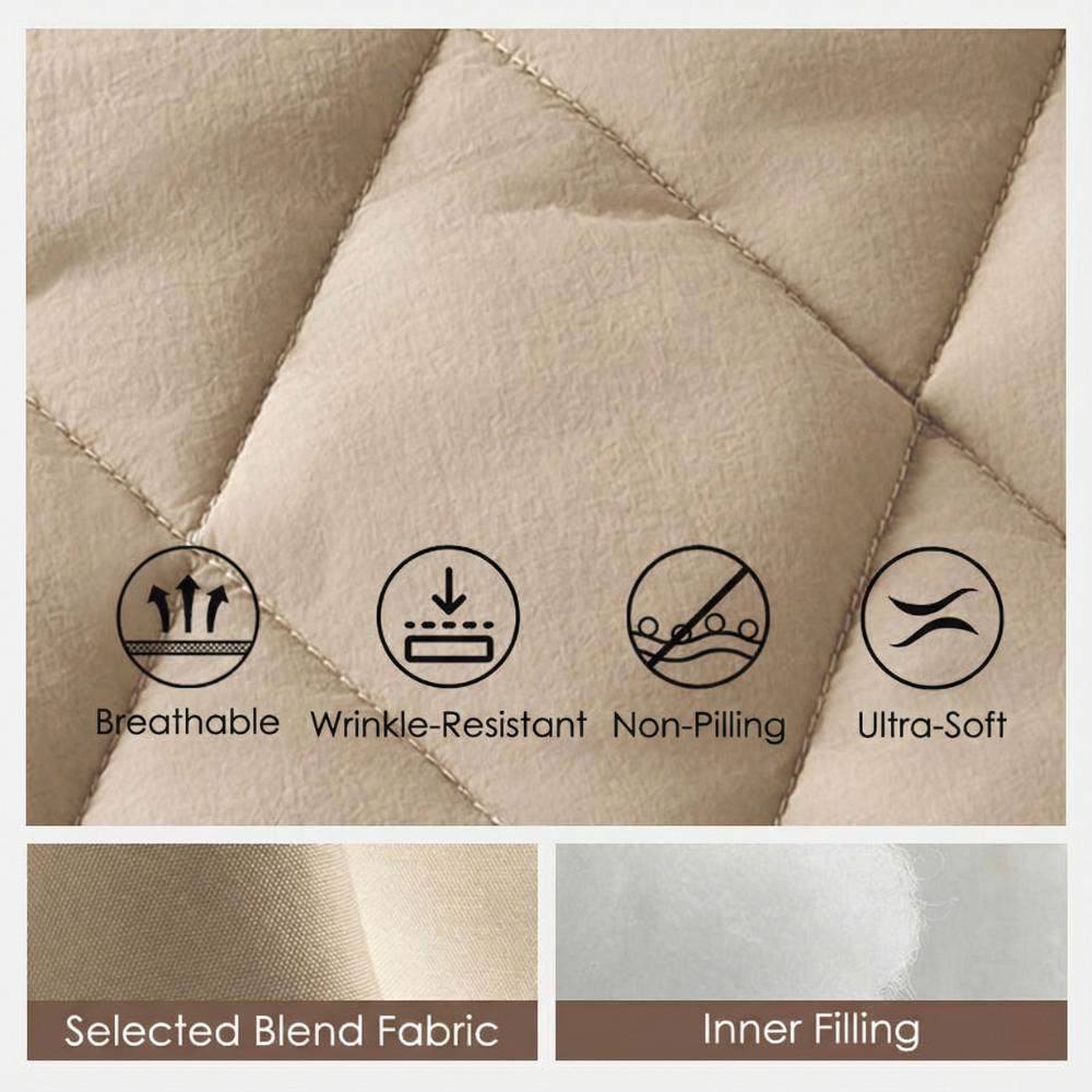 Knitted Sleeve Patchwork Puffer Jacket