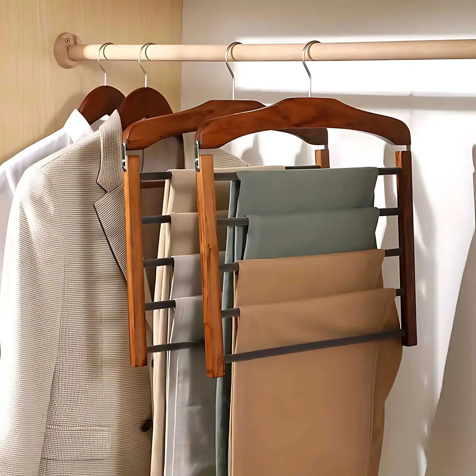 Varden Multi-Tier Hanger – Space-Saving Closet Organizer