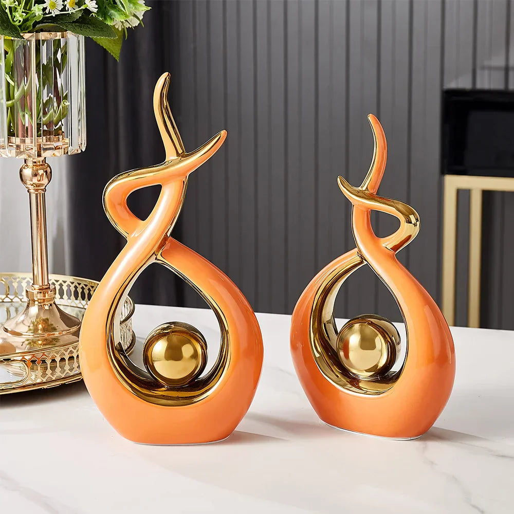 LuxeForm - Abstract Ceramic Sculpture