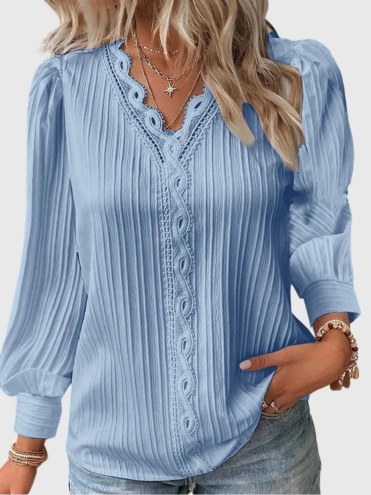 Natalie - Blusa elegante stile pullover