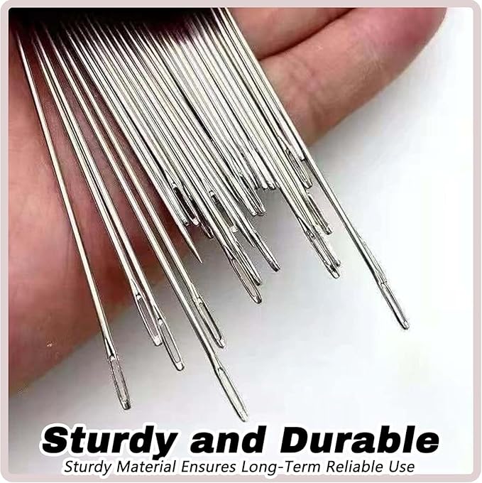 Effortless-Thread Needle Kit – 37-Piece Self-Threading Set