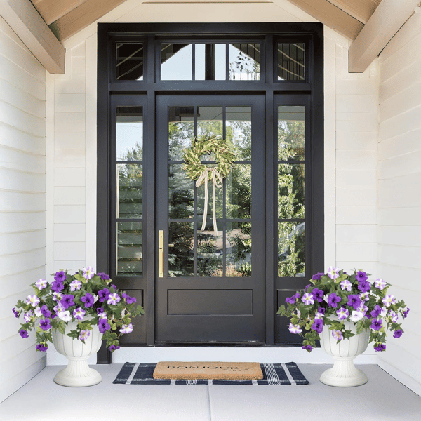 EverBloom Artificial Petunias – Lush Hanging Floral Décor