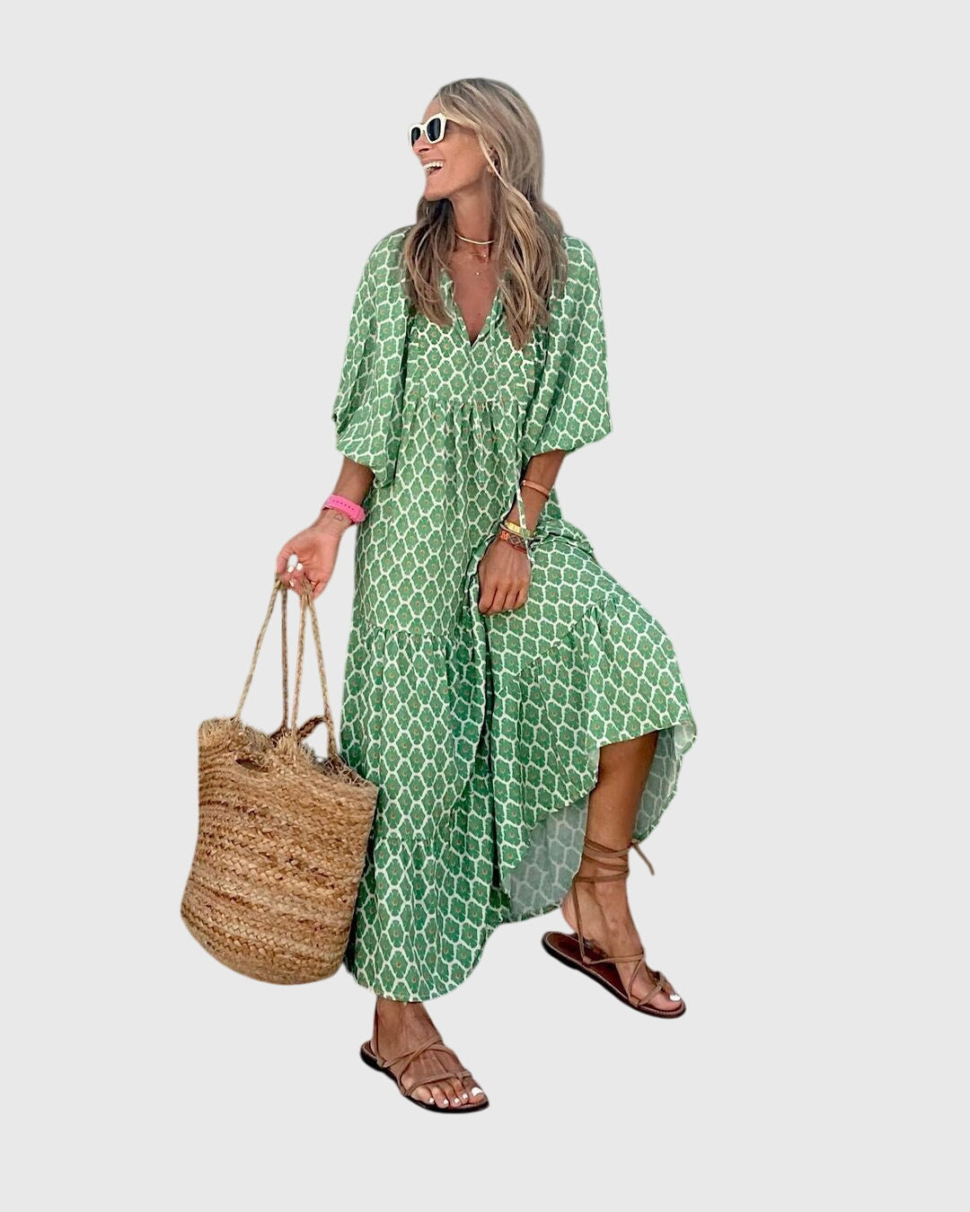 Sarah - Abito lungo boho da donna