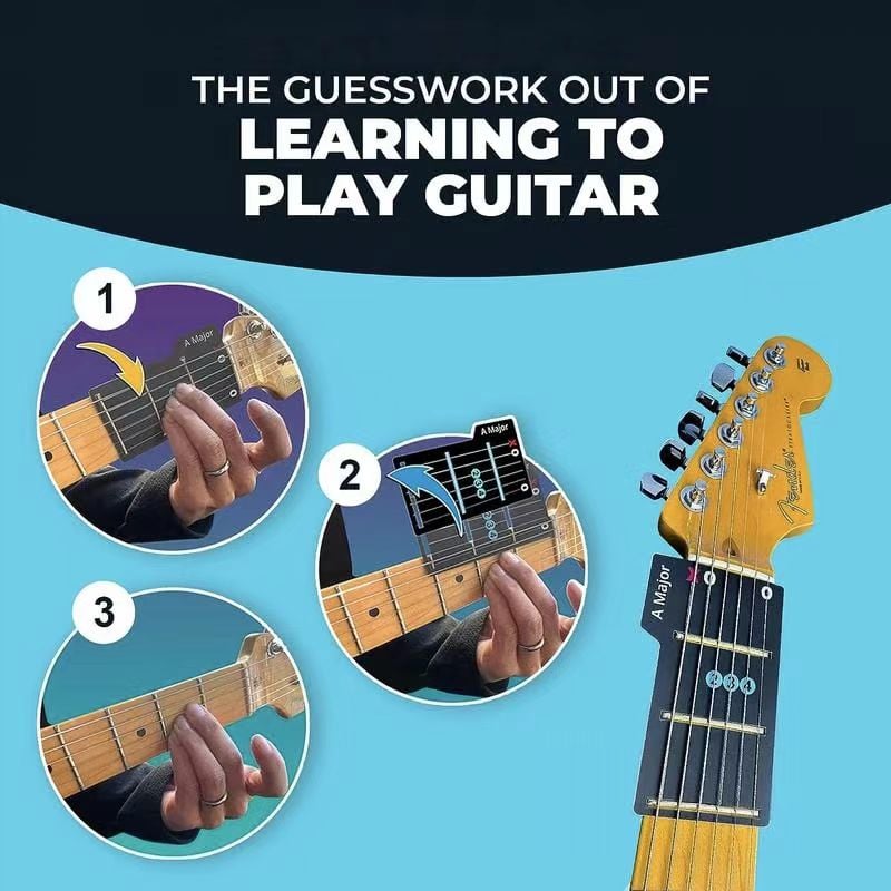 GuitarMaster – Luxusní sada pomůcek pro výuku hry na kytaru