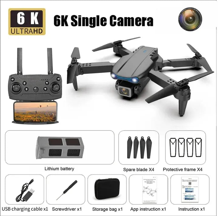 FalconX - Foldable Drone with 4K Camera and Obstacle Avoidance