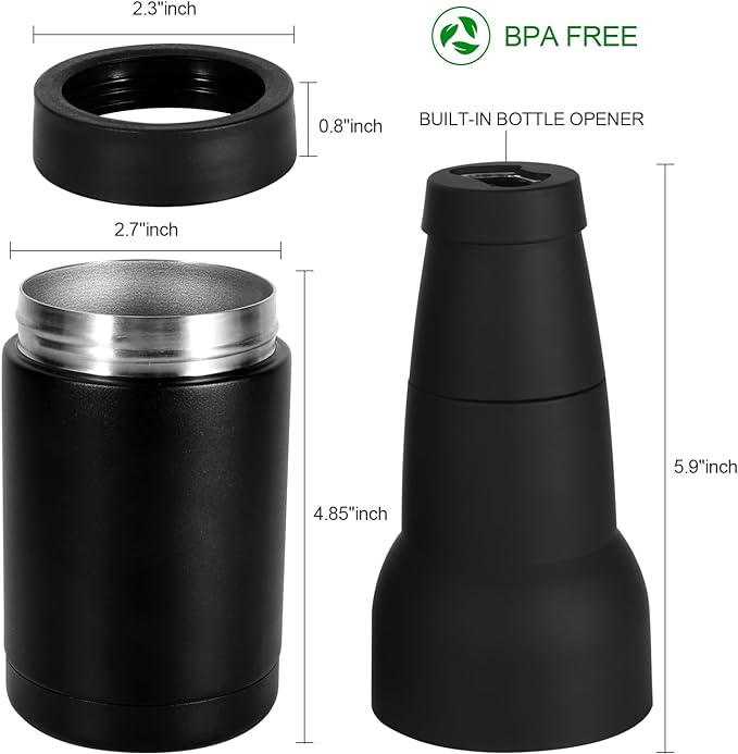 FrostyPop - Insulated Beer & Beverage Holder with Bottle Opener