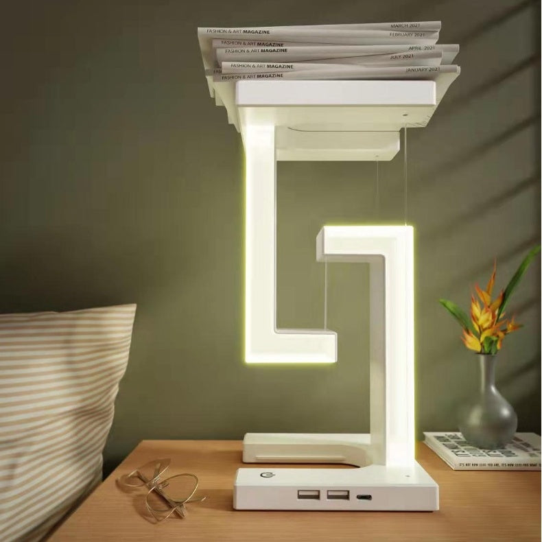 LED Desk Lamp with Wireless Charging for Home and Office