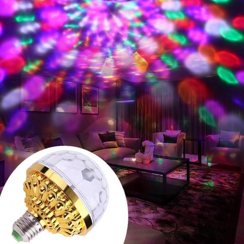 GlowBlast - Rotating RGB LED Light Bulb