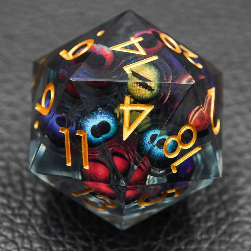 AquaEyes - Liquid Core Polyhedral Dice Set