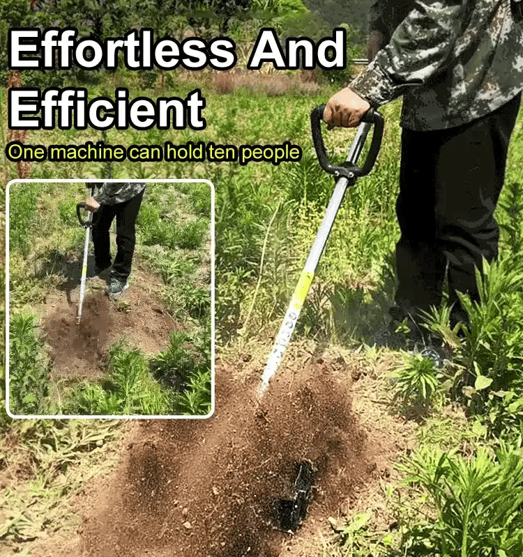 GardenPro — válcový kypřič půdy na kolečkách