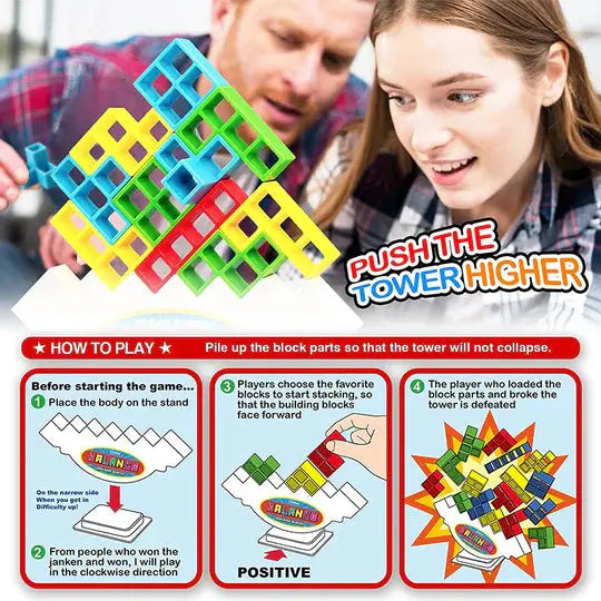 Balance Stacking Game for Kids and Families