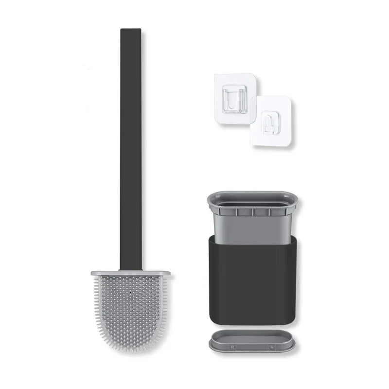 Silicone Toilet Brush Set