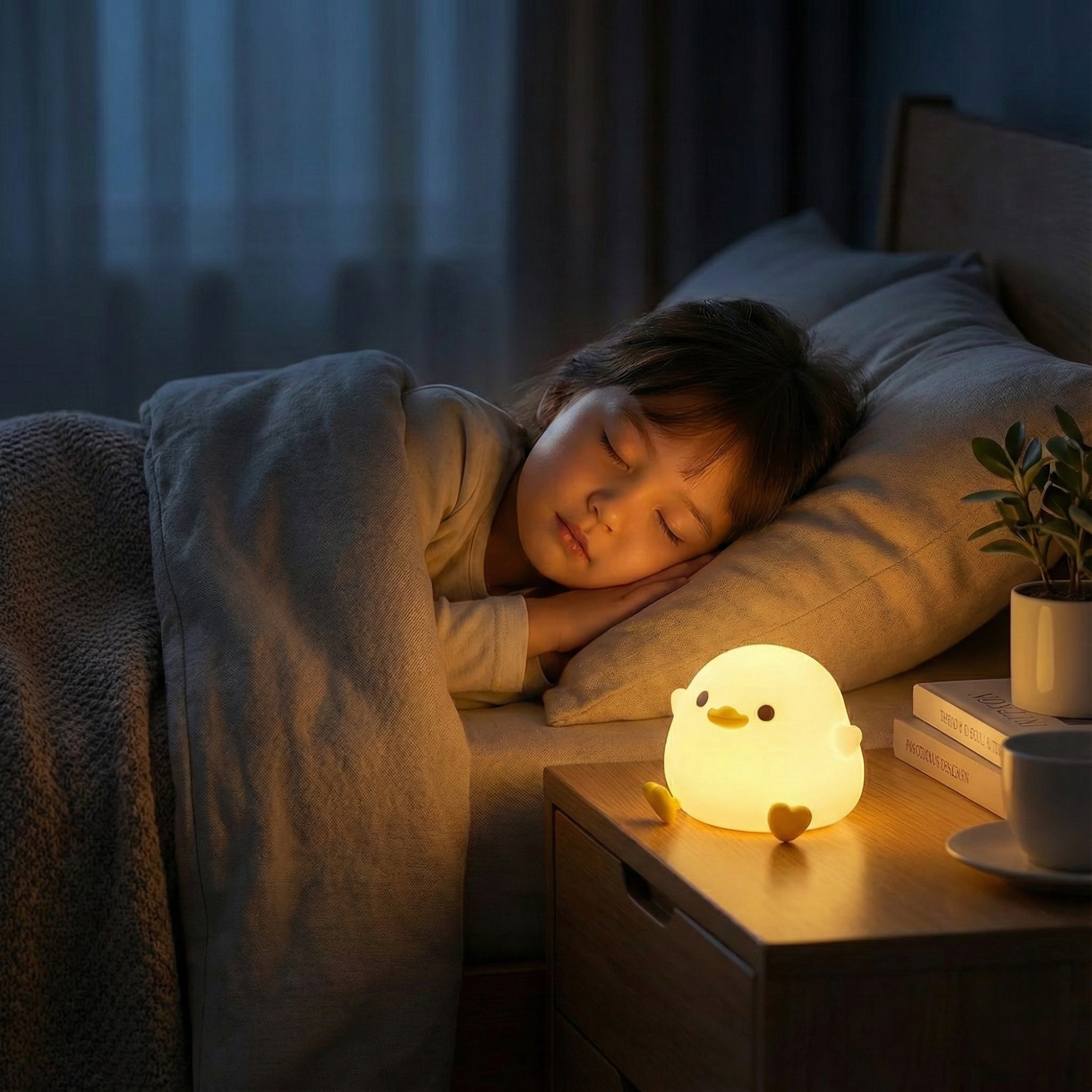 GlowNest - LED Night Light Lamp