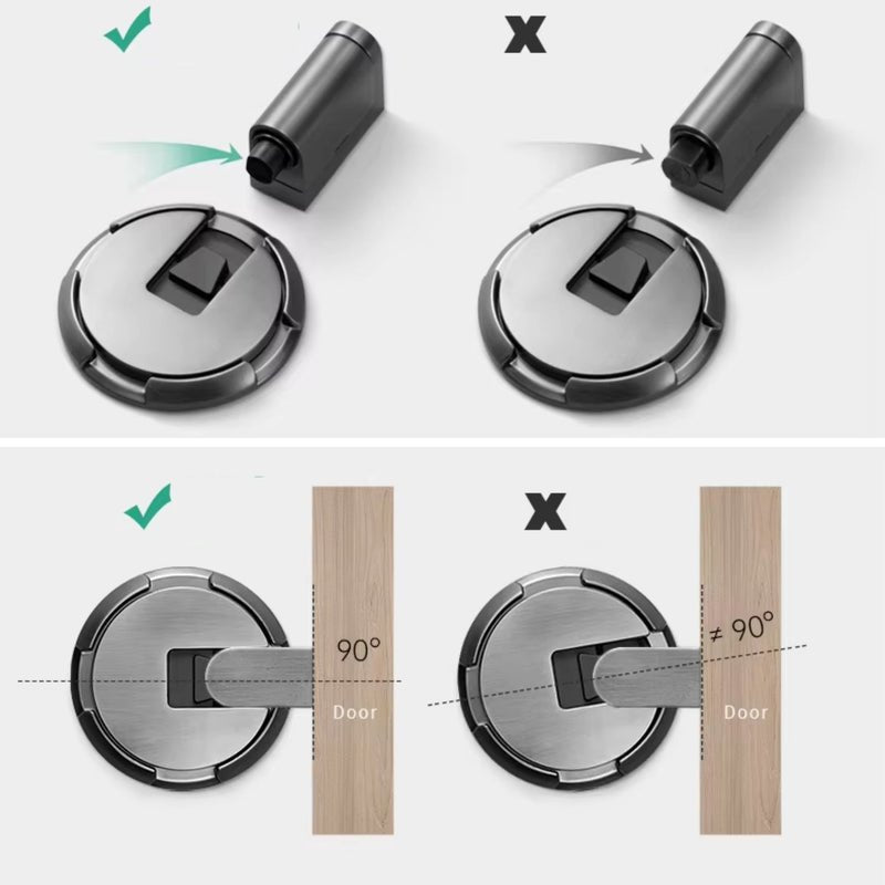 MagnetiHold — Magnetisk dørstopper til gulv