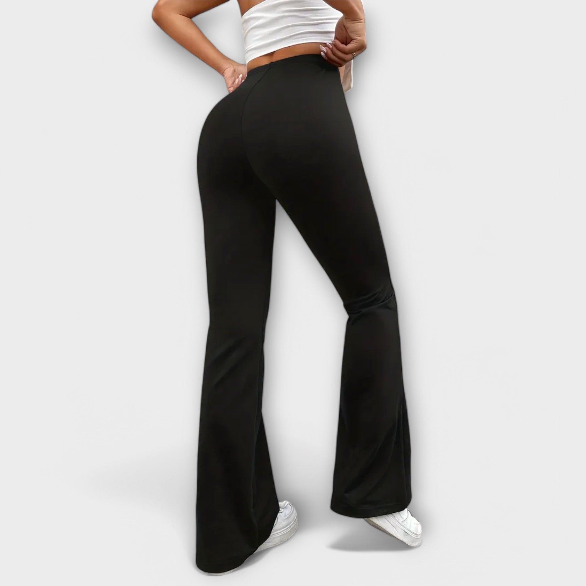 Serena - Pantaloni morbidi con gamba svasata