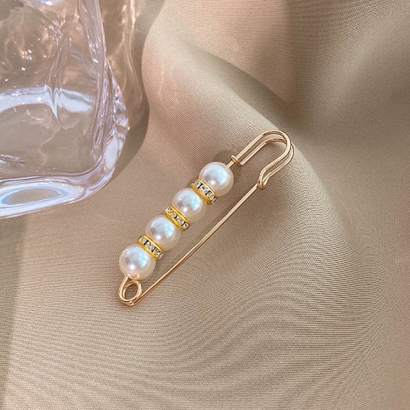 Pearl Accent - Sweater Clip & Brooch