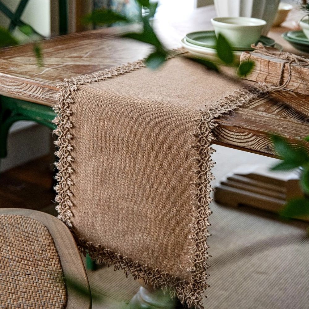 TerraLoom - Natural Jute Table Runner
