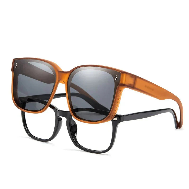 Fit-Over Sunglasses for Prescription Glasses – Lightweight & Secure