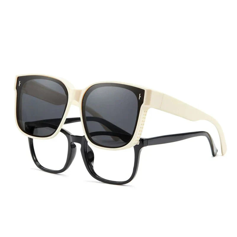 Fit-Over Sunglasses for Prescription Glasses – Lightweight & Secure