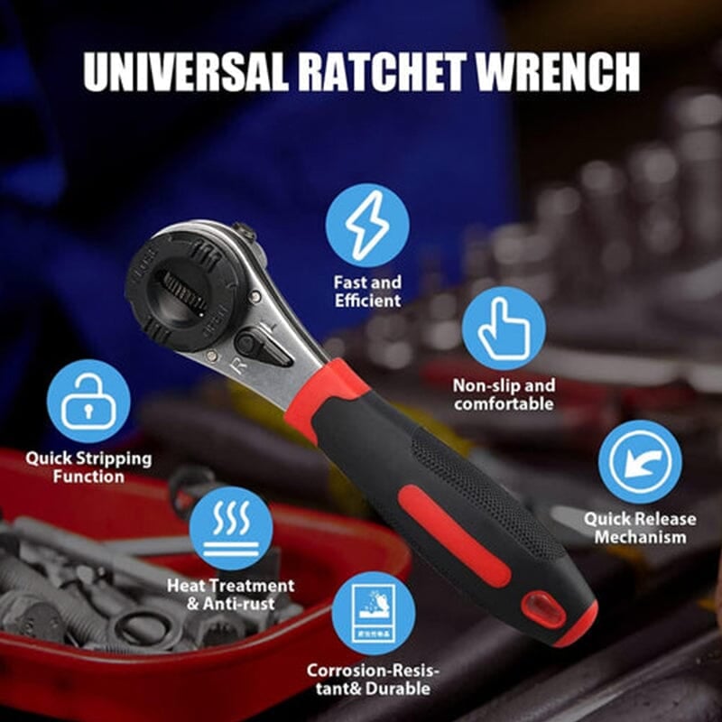 RatchetMaster 360°調整式ラチェットレンチ