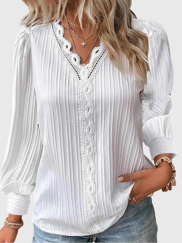 Natalie - Blusa elegante stile pullover