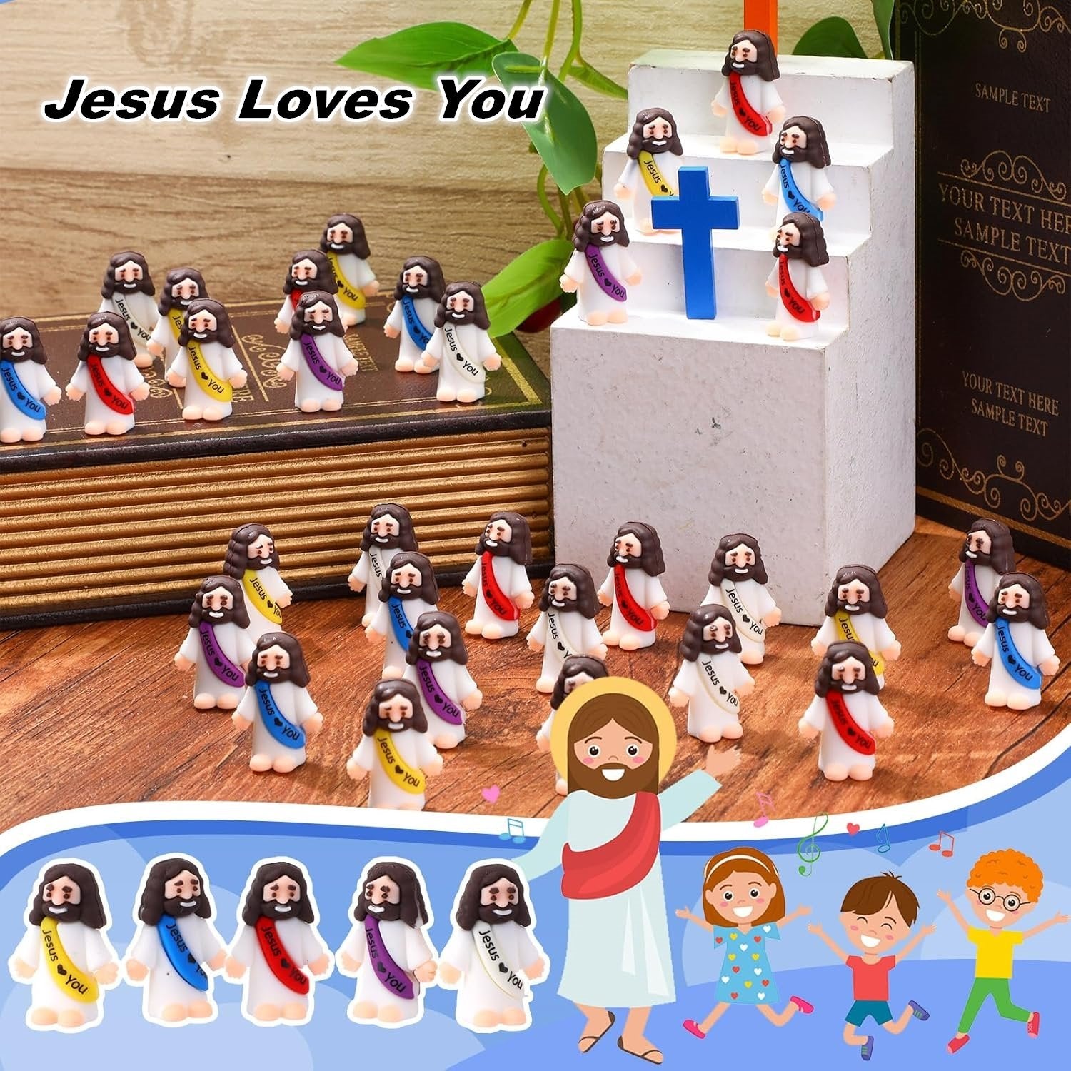 EverGrace - Jesus Loves You” Faith Figurine Set